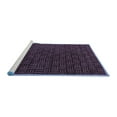 thumbnail image 2 of Ahgly Company Machine Washable Indoor Rectangle Abstract Blue Modern Area Rugs, 6' x 9', 2 of 4