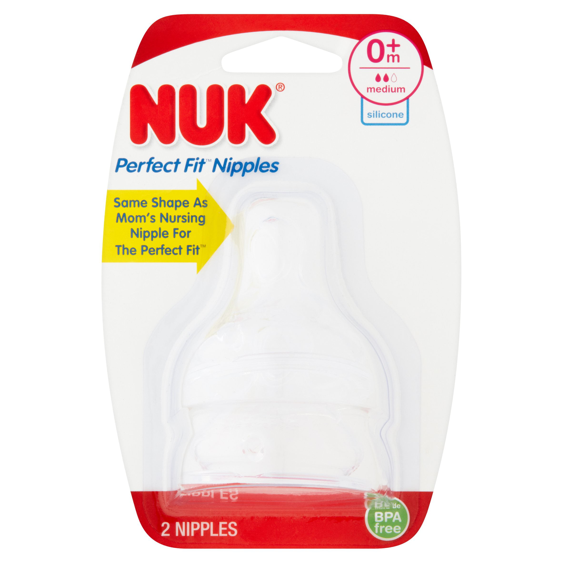 NUK Orthodontic Nipples Ready to Feed 3 Pack Colic Expire 03/2020 Wrapped 0-6m 