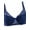 Deep blue, variant on Orchip Women's Double Breasted Brassiere Underwire Lace Push Up Bra, White