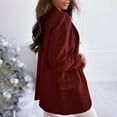 thumbnail image 5 of Teissuly Women's Casual Lightweight Blazer Open Front Lapel Long Sleeve Jacket Suits Work Office Jackets Blazer For Daily/Work, 5 of 9