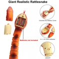 thumbnail image 3 of Serpiente De Control Remoto Desmontable De 30 Pulgadas Para Niños Y Mascotas, Juguete De Serpiente Realista Con Lengua Retráctil Y Cola Oscilante, Juguete De Broma De Animales Inevent HA038075-00, 3 of 6