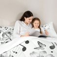 thumbnail image 5 of Homewish Cartoon Musical Note Bedding Comforter Set, Blossoms Flower Butterfly Twin Comforter Sets, Teens Kids Boys Girls Bedding Set, Luxury Bedroom Decor, 2-Piece, 5 of 8