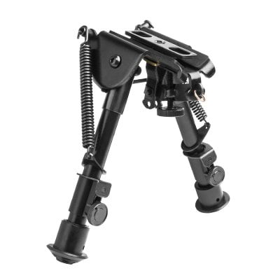 Tactical Compact Bench Rest Height Bipod With Adjustable Legs And Integral Sling Swivel Stud Mount + Mounting Adapters Fits HOWA 1500 Weatherby Vanguard.., By m1surplus from (Best Bipod Height For Bench Shooting)