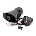 thumbnail image 1 of Car Recording Siren Speaker, 12V 100W 3 Tones Car Siren Horn Speaker and Mic PA Speaker System with Recording Function, Volume Control, Switch on-Off Function, Status Indicator Light, 1 of 8
