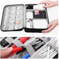 thumbnail image 3 of LAICAIW Electronic Organizer Travel Universal Cable Organizer Bag Portable Waterproof Electronics Accessories Cases for Cable, Charger, Phone, USB, SD Card, 3 of 6