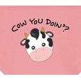 thumbnail image 3 of Inktastic Cow You Doin'? Cute Cow Baby Bandana Bib, 3 of 4