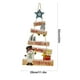 thumbnail image 3 of xihome Adorno colgante de muñeco de nieve de madera para puerta o pared en Navidad. Decoracin festiva navideña con veta de madera natural., 3 of 6