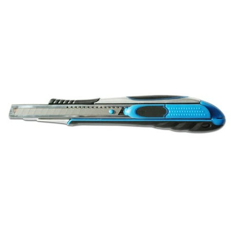 Self-Retracting Safety Utility Knife, 9mm, Blue