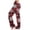 06# Deep Red, variant on Women's Christmas Pajama Pants Lounge Flannel Xmas Pj Pants Funny Cute Comfy Fall Pajamas Elastic Waist Sleep Bottoms Deep Red XS