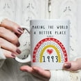 thumbnail image 4 of 30th Birthday Gifts for Women - Making The World A Better Place Since 1993 Mug - 30th Birthday Mug for Men, 1993 Birthday Gifts Cup, 30 Year Old Birthday Gift Ideas, 11 oz Novelty Coffee Mug, 4 of 6
