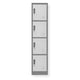 thumbnail image 3 of Locker Metálico Alto de 4 Compartimentos con Puertas y Llave para Almacenamiento Seguro para Oficina, Escuela o Gimnasio, 3 of 8