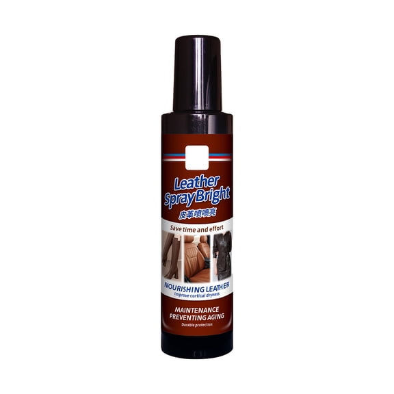 Leather Care Spray 200ml, Leather Cleaner & Conditioner for Car Seats Furniture Handbags, Leather Repair Kit for Scratches Cracks, Restores Shine Softness, Color Restoration & Protection Spray