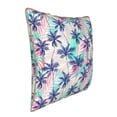 thumbnail image 2 of KLL Palm Leaves Decorative Throw Pillow Covers Velvet Soft for Couch Sofa Bedroom Living Room Outdoor - 20"x20", 2 of 8
