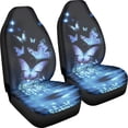 thumbnail image 3 of XYZCANDO Butterfly Pattern Automotive Seat Protector Cover Breathable Cloth Durable Car Seat Covers Interior Front Seat, Waterproof Non-Slip Truck Van, 3 of 10
