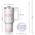 thumbnail image 2 of Perfect Nana Gift for Grandma from Granddaughter! 40oz Insulated Tumbler with Lid, Stainless Steel Travel Cup, Best Birthday Christmas Mothers Day Present, 2 of 5