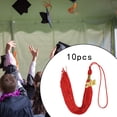 thumbnail image 1 of Sombrero de Graduación Colcomx Cordón de Honor Borlas Rojo, 1 of 8