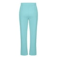thumbnail image 6 of ManxiVoo Women High Waist Wide Leg Sweatpants Casual Comfort Solid Color Lounge Pants for Relaxation S Size Sky Blue, 6 of 6