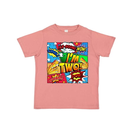 

Inktastic I m Two Comic Book Gift Toddler Boy or Toddler Girl T-Shirt