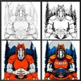 thumbnail image 2 of Denver Football Team Wild Bronco Men's T-Shirt, 2 of 6