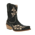 thumbnail image 2 of Roper Womens Wynona Floral Embroidered Snip Toe Cowboy  Ankle Boots, 2 of 5