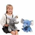 thumbnail image 1 of Almohada de Peluche de Elefante - Juguete de Peluche de Elefante Suave - Compañero Cómodo para la Hora de Dormir -13.8'', 1 of 7