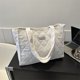 thumbnail image 5 of Bolso de hombro de invierno para mujer, bolso de mano, bolso de pana de moda, bolso cruzado (blanco), 5 of 6