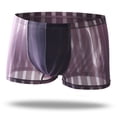thumbnail image 3 of 【Stay Cool & Stylish】Men's Ice Silk Seamless Boxer Briefs 2-Pack, 3 of 7
