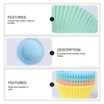 thumbnail image 2 of 300 piezas de vasos de papel para muffins, creativos para cupcakes, suministros para hornear, pasteles, postres, tazas (colores mezclados), 2 of 5