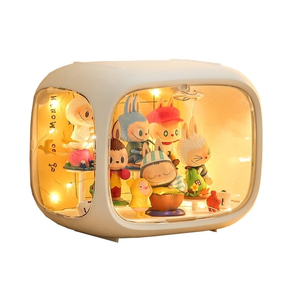 Vitrina WMM para figuras con soporte ajustable con luz
