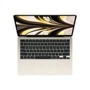 Restored Apple MacBook Air (2022) - Apple M2 - 8 CPU/8 GPU - 8GB RAM, 256GB SSD - Starlight (MLY13LL/A)