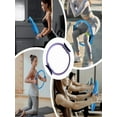 thumbnail image 3 of Pilates Ring, 15" Padded - Handle Lightweight Non - Pilates Equipment, Full - Body Toning Fitness Circle for Arms, Thighs & Core,Purple, 3 of 7