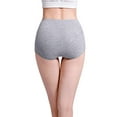 thumbnail image 6 of LELINTA Women's Best Fitting Panties Briefs 4 Pack, Soft Cotton High Waist Breathable Solid Color Brief Seamless Panties for Women Plus Size, 6 of 6