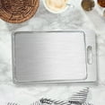 thumbnail image 4 of LACKUST 2mm 316 Stainless Steel Cutting Board,Cutting Boards for Kitchen Clearance,Heavy Duty,Double-Sided,Dishwasher Safe,A, 4 of 5