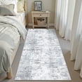 thumbnail image 5 of BERTHMEER 2'x6' Runner Rugs for Kitchen Hallway Laundry Entryway Bedroom Stairway Corridor Non-Slip Washable Distressed Modern Rugs,Blue&Gray, 5 of 5