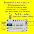 thumbnail image 5 of Transmisor FM Multifuncional Transmisor FM USB Bluetooth Radio FM 76MHZ-108MHz Recepción y Transmisión de Audio AUX, 5 of 5