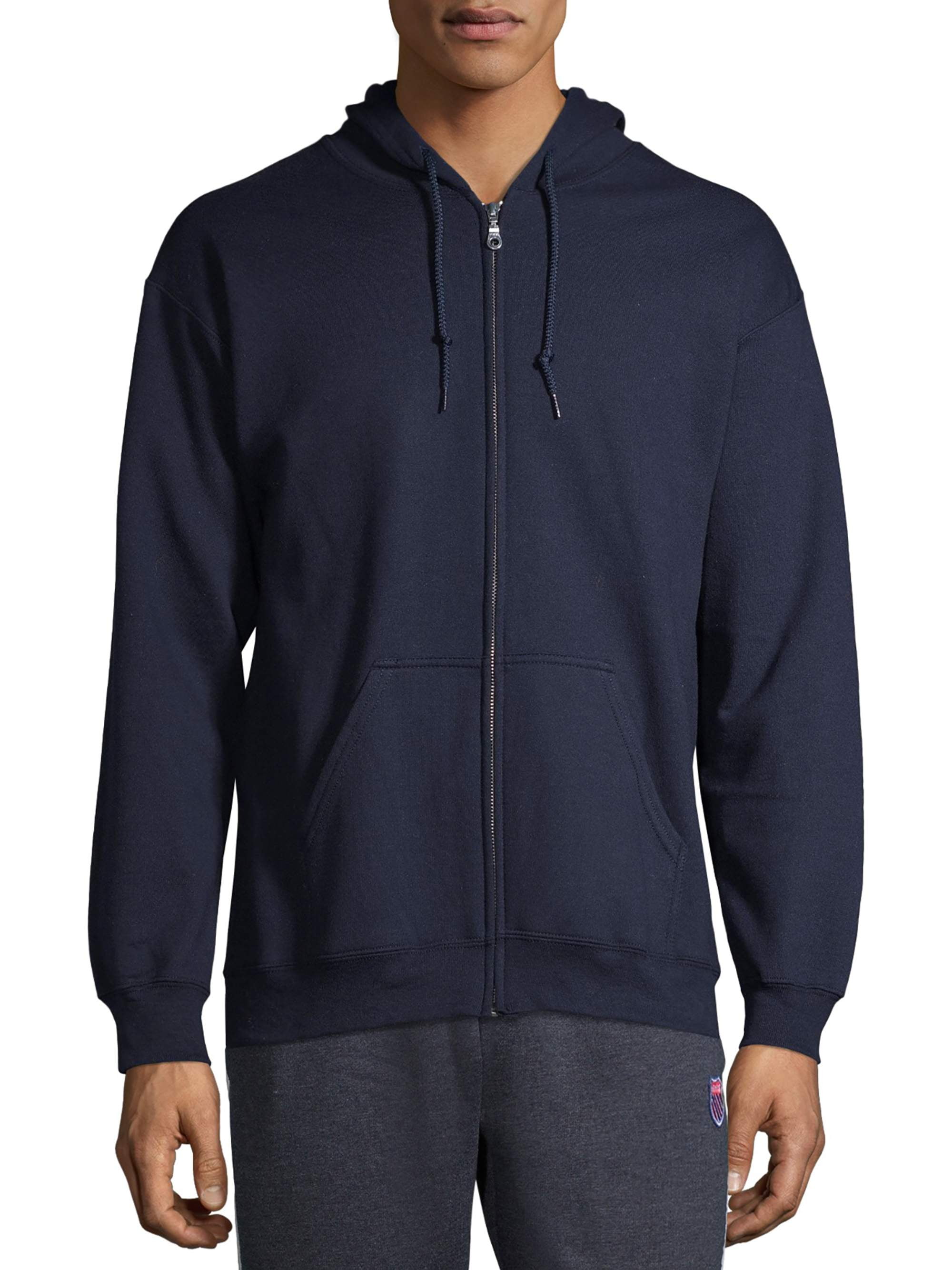Gildan men's fleece zip hooded shop sweatshirt