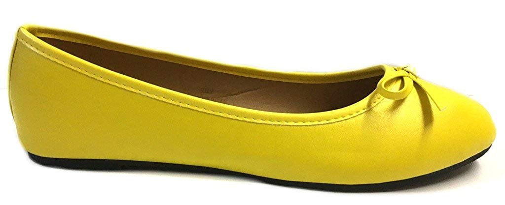 Women s Ballerina Ballet Flats Canary Yellow Size 11 in Nepal at NPR 4657 Rating 5
