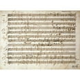 thumbnail image 3 of Mozart, Wolfgang Amadeus 14x11 Black Modern Framed Museum Art Print Titled - Six Contre Dances - Two Oboe and Horn Parts, 3 of 5