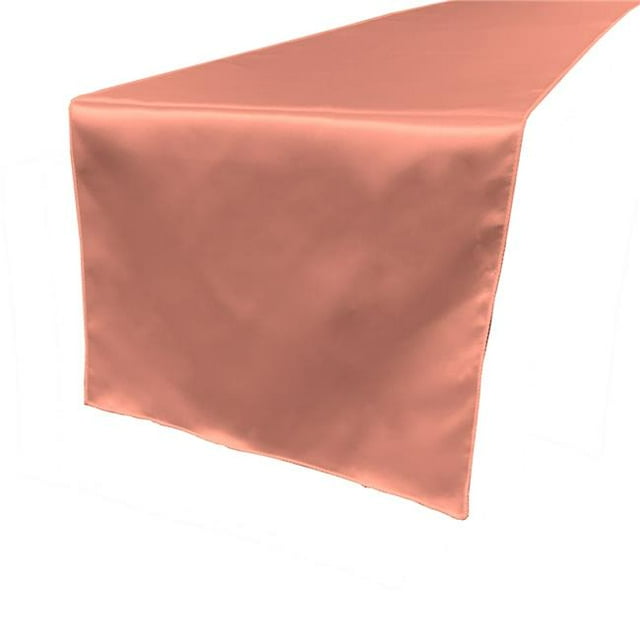 TCbridal14X108-RoseB79 Bridal Satin Table Runner, Dusty Rose - 14 x 108 in.