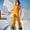 Orange, variant on Ovbmpzd Women's Ski Pants Waterproof Snow Windproof Orange Bib Pants Insulated Warm Overall One Piece Jumpsuits for Women L