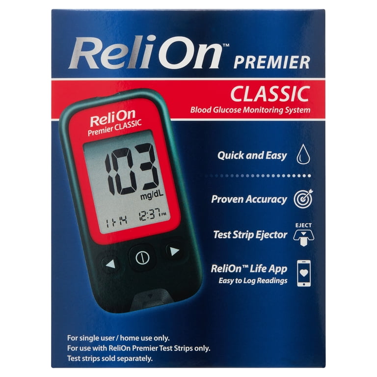 ReliOn Premier CLASSIC Blood Glucose Monitoring System, 2-Pack photo 2