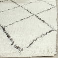 thumbnail image 3 of SAFAVIEH Kenya Devereux Geometric Plush Area Rug, Ivory/Grey, 9' x 12', 3 of 4