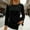 #0137-Black, variant on Uootdi Boho Long Sleeve Shirts for Women V Neck Button Down T Shirts Casual Loose Fit Floral Print Basic Tops Tees Blouses Gift