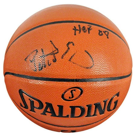 NBA - Patrick Ewing Autographed Basketball | Details: Indoor/Outdoor Basketball, with "HOF 08" Inscription