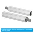 thumbnail image 4 of Uxcell M3x25mm+4mm Male-Female Hex Standoff Screws, Stainless Steel PCB Standoffs for Motherboards, 20 Pack, 4 of 4