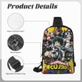 thumbnail image 5 of My Hero Academia Sling Bag For Women Men Fashion Backpack Crossbody Shoulder Bag Chest Bag Travel Hiking Casual Sport Daypack, 5 of 8
