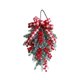 thumbnail image 2 of Mini colgante de Navidad Gloria adorno colgante guirnalda de Cinta decoración de puerta rojo, 2 of 3