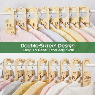 Baby Nest Designs Unisex Baby Hangers & Closet Dividers, 20 Hangers, 7  Dividers
