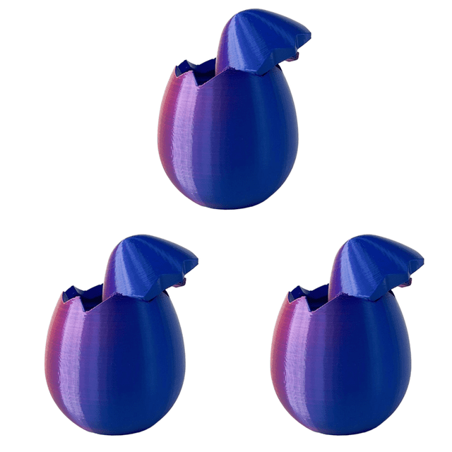 Caja Almacenamiento Pascua en Forma Favores Fiesta () Azul Púrpura