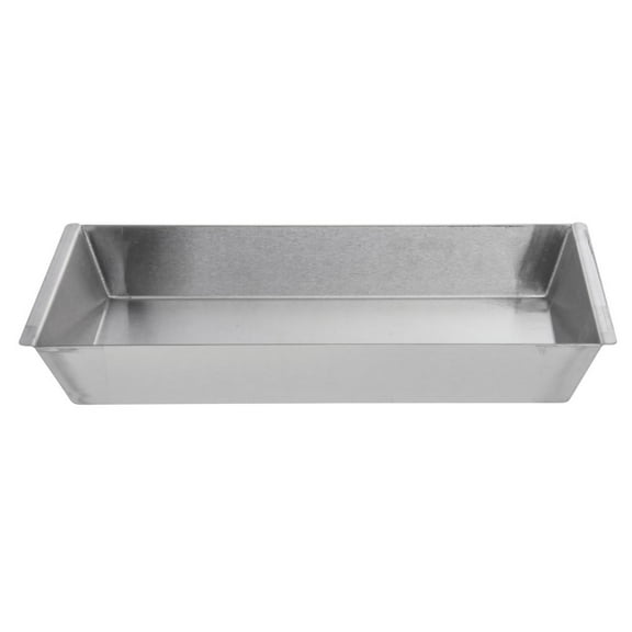 HUBERT Food Display Pan Stainless Steels with Rim Tapered - 15"L x 6"W x 2"H